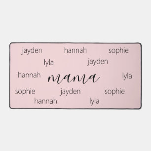 Tagesgeschenk für personalisierte Mütter für Mama Schreibtischunterlage