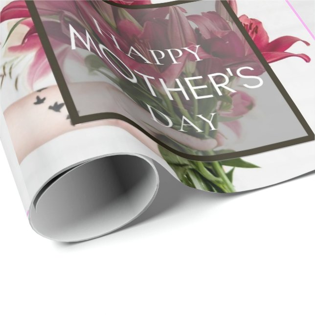 Tagesgeschenkpapier für Mütter Geschenkpapier (Rolleneckpunkt)