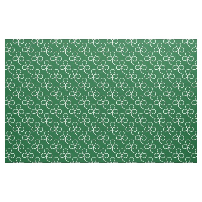 Tagesgewebe des Kleeblatt-Muster-| St Patrick Stoff (Yard (91,4 cm))
