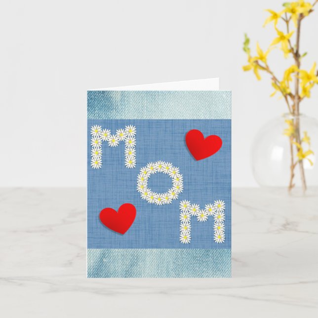 Tageskarte der Mama Karte (Gelbe Blume)
