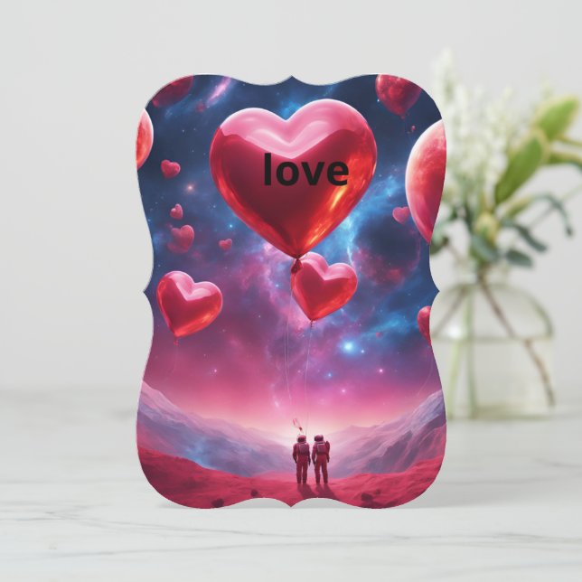 Tageskarte des Planeten Valentine (Stehend Vorderseite)