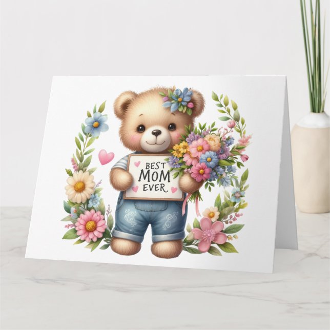 Tageskarte für hübsche Mütter Karte (Vorderseite)