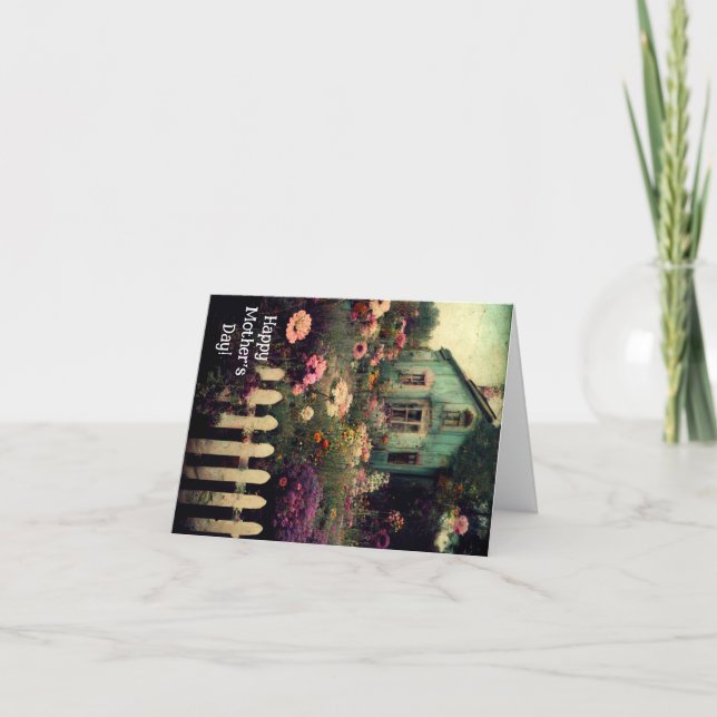 Tageskarte für Mütter Dankeskarte (Vorderseite)