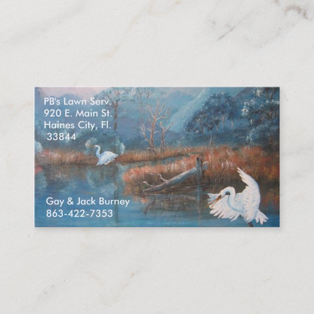 "Tageslicht-" Visitenkarte (Vorderseite)