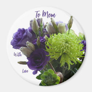 Tagesmagnet "Grüne und Lila Mütter" Magnet