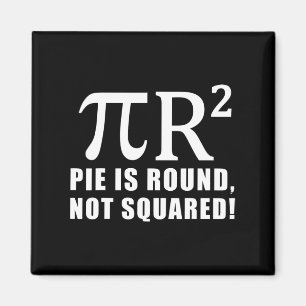 Tagesmathematik 3.14 Kuchen wird nicht gerundet Magnet