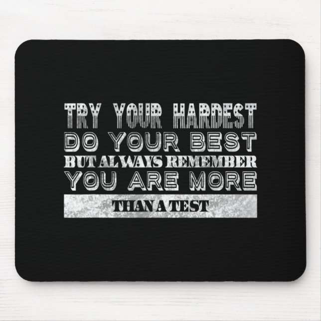 Tagesmotivation des Lehrers Mousepad (Vorne)