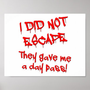 Tagespass Lustiges Poster