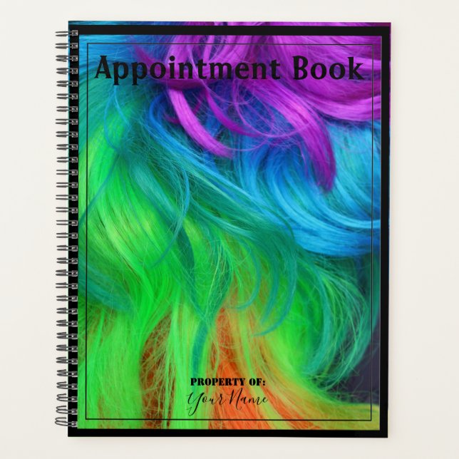 Tagesplaner mit farbiger Haarabdeckung - HAMbWG Planer (Vorderseite)