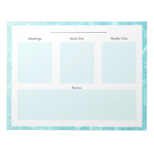 Tagesplaner Notepad - Summer-Themed Notizblock