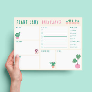 Tagesplaner Plant Lady Notizblock