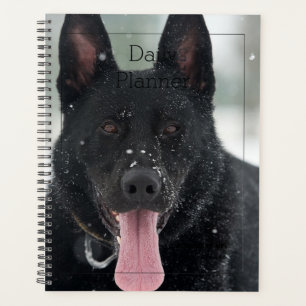 Tagesplaner - Schwarzer Deutscher Schäferhund - HA Planer