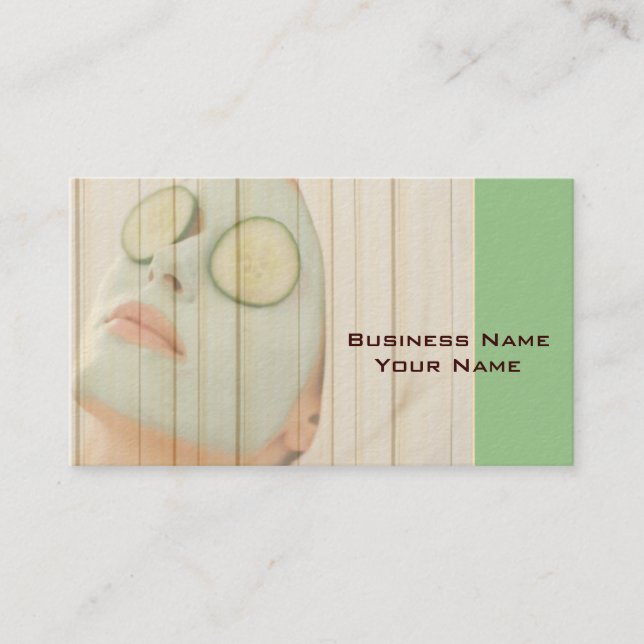 TagesWellness-Center-Geschäfts-Karte Visitenkarte (Vorderseite)