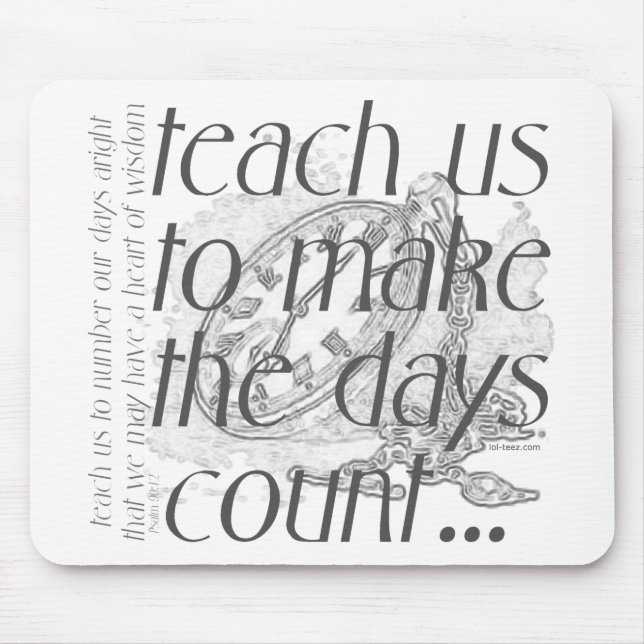 Tageszählung Mousepad (Vorne)