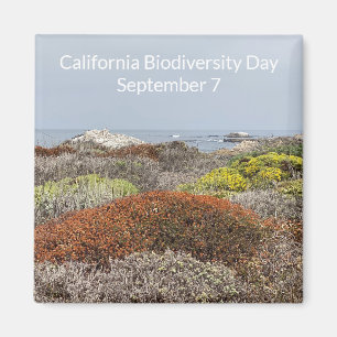 Tageszeitung "California Biodiversity Day Magnet" Magnet