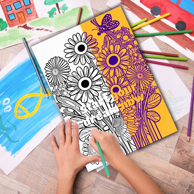 Tageszeitungen mit druckbarer Schmetterlingsfarbe Poster (Customize the text OR remove then download and print out at home for therapeutic coloring fun.)