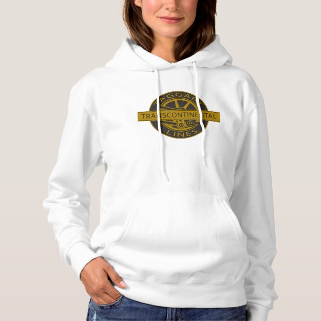 Taggart Transcontinental Women's Hoodie WHT (Vorderseite)