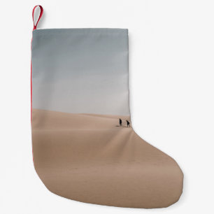 TÄGLICH AUF BROWN SAND SPAZIEREN KLEINER WEIHNACHTSSTRUMPF