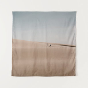 TÄGLICH AUF BROWN SAND SPAZIEREN WANDTEPPICH