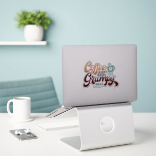 Täglich Kaffee als Geschenk für Kaffeeliebhaber Aufkleber