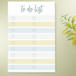 Täglich Karo-Felder auflisten Post-it Klebezettel