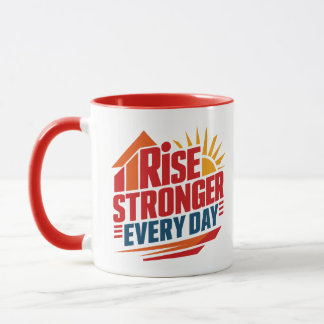 Täglich stärker werden tasse