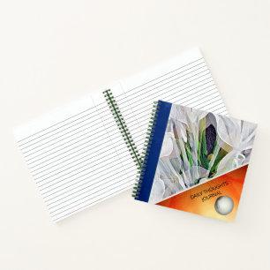 TÄGLICH THOUGHTS-2 Journal Spiral Notebook. Notizbuch