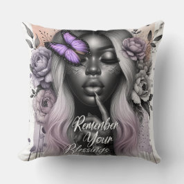 Tägliche Affirmation von Frauen Kissen