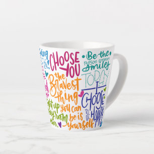 Tägliche Affirmationen Milchtasse