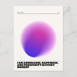 tägliche Bestätigung Postkarte