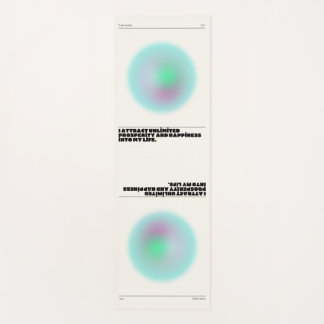 tägliche Bestätigung Yogamatte