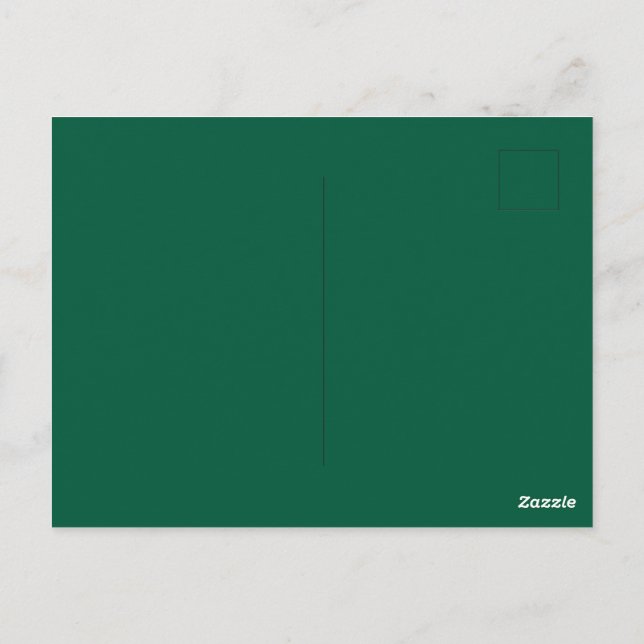Tägliche Golfvorhersage  Postkarte (Rückseite)