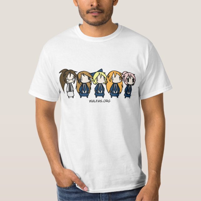 Tägliche grelle Charaktere T-Shirt (Vorderseite)