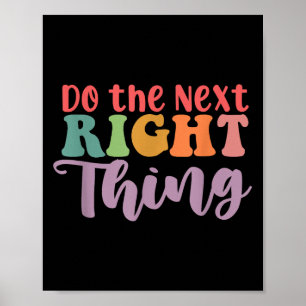 Tägliche Motivation für das nächste Richtige Poster