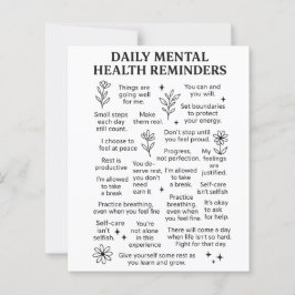 Tägliche psychische Erinnerungen