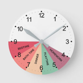 Täglicher Stundenplan - Farben rund um die Uhr