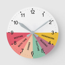 Täglicher Stundenplan - Farben rund um die Uhr