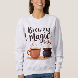 Tägliches Brauen von Magie Sweatshirt