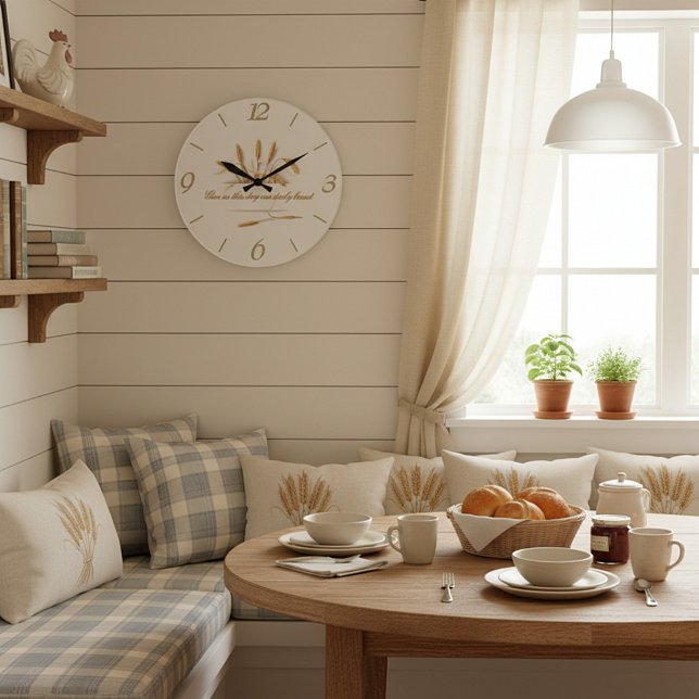 Tägliches Brot Große Wanduhr (Von Creator hochgeladen)