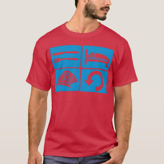 Tägliches Wiederholen von Wilderness Camping mit d T-Shirt