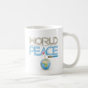 TÄGLICHES WORD® "Weltfrieden" Kaffeetasse