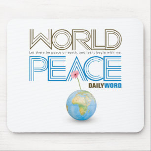 TÄGLICHES WORD® "Weltfrieden" Mousepad