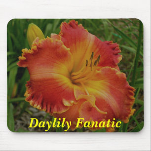 Taglilie-fanatische Mausunterlage Mousepad