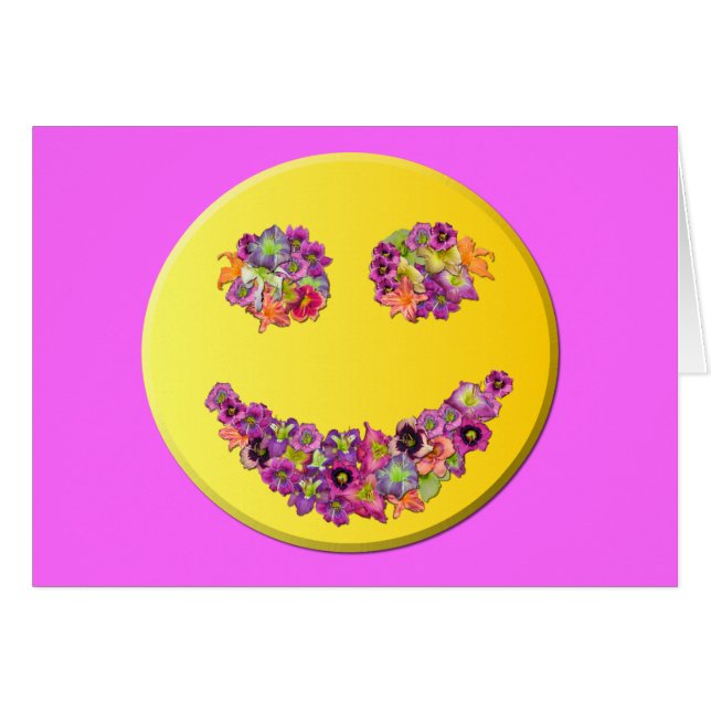 Taglilie-glückliches Gesicht (Vorderseite (Horizontal))