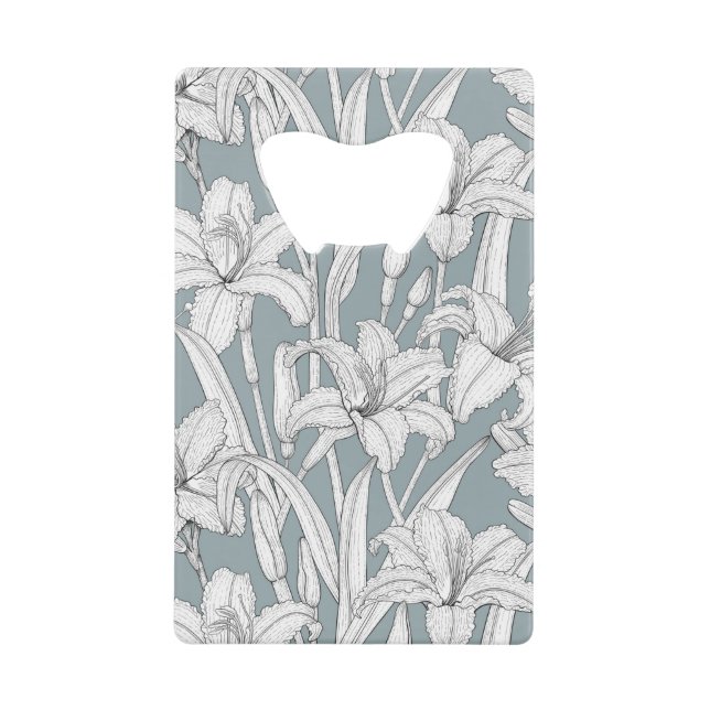 Taglilien Geldbeutel Flaschenöffner (Vorderseite)