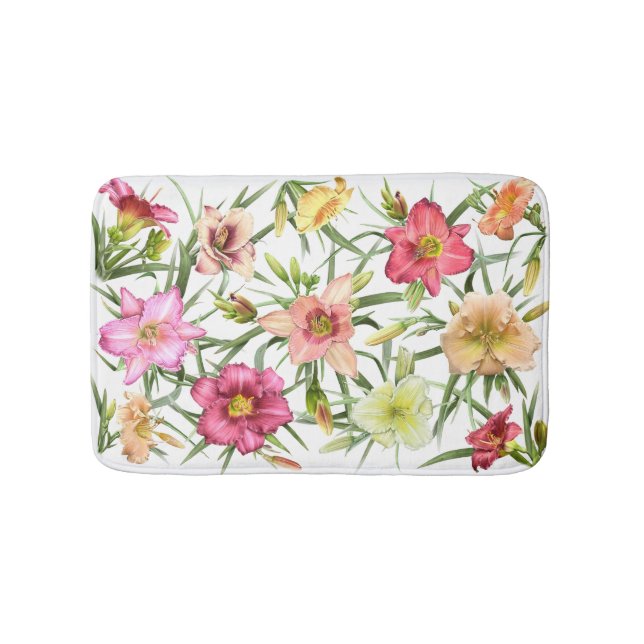 Taglilien überall badematte (Vorderseite)