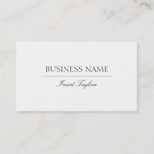 Tagline-Elegant Visitenkarte