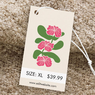 Tags de vêtements Petit Carte de visite