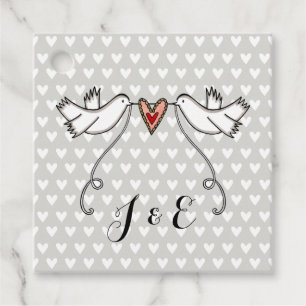 Tags der Gastgeschenk Hochzeit der personalisierte Geschenkanhänger