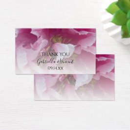 Tags der Gastgeschenk Hochzeit der Pink Peony Blum